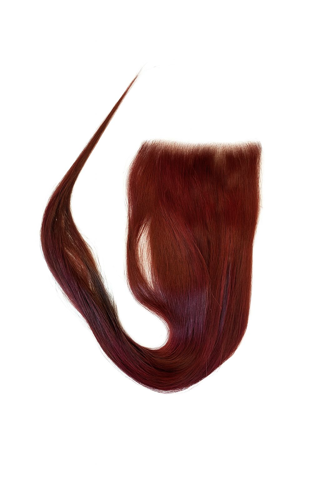 Remy Bone Straight Closure 6x6 Burgundy