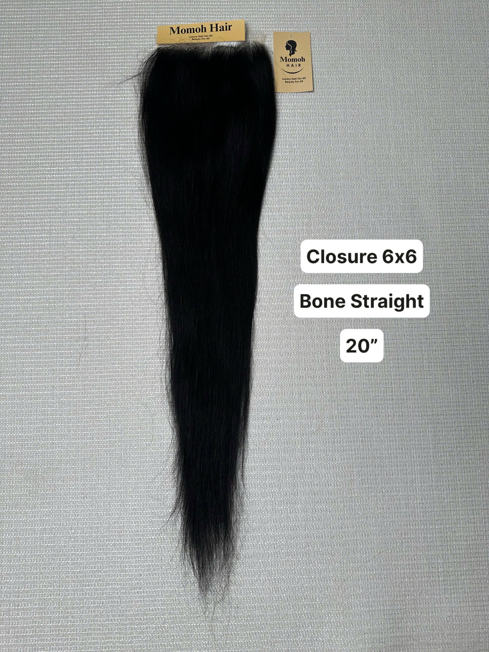 Remy Bone Straight Closure 6x6